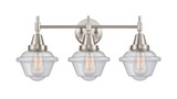 Bathroom Fixtures Three Lights by Innovations ( 405 | 447-3W-SN-G534-LED Caden ) 
