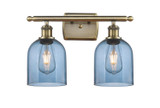 Bathroom Fixtures Two Lights by Innovations ( 405 | 516-2W-AB-G558-6BL Ballston ) 