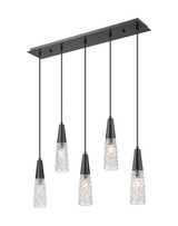 Linear/Island 4 Light + by Innovations ( 405 | 322-5I-BK-G322-3CL Amherst Brook ) 