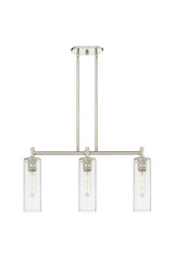 Linear/Island 3 Light Bar by Innovations ( 405 | 434-3I-PN-G434-12CL Downtown Urban ) 