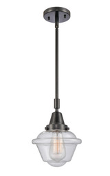 Mini Pendants Glass Down by Innovations ( 405 | 447-1S-BK-G534-LED Caden ) 