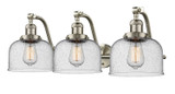 Bathroom Fixtures Three Lights by Innovations ( 405 | 515-3W-SN-G74-LED Franklin Restoration ) 