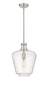 Pendants Glass Down by Innovations ( 405 | 493-1S-SN-G504-12-LED Norwalk ) 