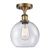 Semi-Flush Mts. Directional by Innovations ( 405 | 516-1C-BB-G124-8-LED Ballston ) 