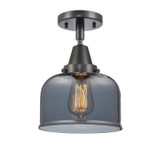 Semi-Flush Mts. Glass Down by Innovations ( 405 | 447-1C-BK-G73-LED Caden ) 