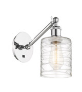 Sconces Single Glass by Innovations ( 405 | 317-1W-PC-G1113 Ballston ) 