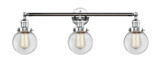 Bathroom Fixtures Three Lights by Innovations ( 405 | 205-PC-G202-6-LED Franklin Restoration ) 