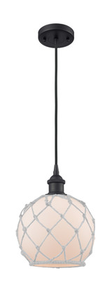 Mini Pendants Cable by Innovations ( 405 | 516-1P-BK-G121-8RW-LED Ballston ) 