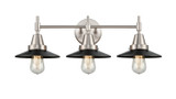 Bathroom Fixtures Three Lights by Innovations ( 405 | 447-3W-SN-M6-BK Caden ) 