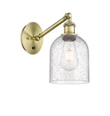 Sconces Single Glass by Innovations ( 405 | 317-1W-AB-G558-6SDY Ballston ) 