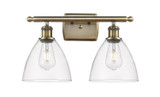 Bathroom Fixtures Two Lights by Innovations ( 405 | 516-2W-AB-GBD-752 Ballston ) 