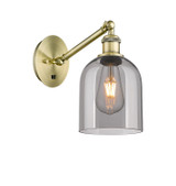 Sconces Single Glass by Innovations ( 405 | 317-1W-AB-G558-6SM Ballston ) 