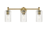 Bathroom Fixtures Three Lights by Innovations ( 405 | 434-3W-BB-G434-7SDY Downtown Urban ) 