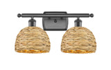 Bathroom Fixtures Two Lights by Innovations ( 405 | 516-2W-OB-RBD-8-NAT Ballston ) 