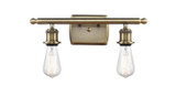 Bathroom Fixtures Two Lights by Innovations ( 405 | 516-2W-AB-LED Ballston ) 