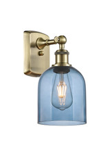 Sconces Single Glass by Innovations ( 405 | 516-1W-AB-G558-6BL Ballston ) 