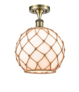 Semi-Flush Mts. Directional by Innovations ( 405 | 516-1C-AB-G121-10RB Ballston ) 