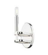 Sconces Single Candle by Innovations ( 405 | 449-1W-PN Downtown Urban ) 