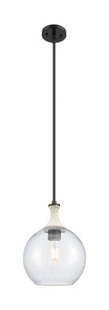 Mini Pendants Glass Down by Innovations ( 405 | 415-1SR-BK-G124-10 Ballston ) 