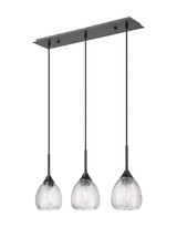 Linear/Island 3 Light Bar by Innovations ( 405 | 323-3I-BK-G323-6CL Berkshire ) 