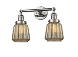 Bathroom Fixtures Two Lights by Innovations ( 405 | 208-PN-G146-LED Franklin Restoration ) 