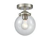 Semi-Flush Mts. Glass Down by Innovations ( 405 | 284-1C-SN-G202-6 Nouveau ) 