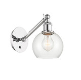 Sconces Single Glass by Innovations ( 405 | 317-1W-PC-G122-6-LED Ballston ) 