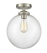 Semi-Flush Mts. Glass Down by Innovations ( 405 | 284-1C-SN-G204-10 Nouveau ) 