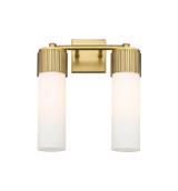 Bathroom Fixtures Two Lights by Innovations ( 405 | 428-2W-BB-G428-12WH Downtown Urban ) 