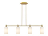 Linear/Island 4 Light + by Innovations ( 405 | 434-4I-BB-G434-7WH Downtown Urban ) 