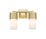 Bathroom Fixtures Two Lights by Innovations ( 405 | 428-2W-BB-G428-7WH Downtown Urban ) 