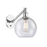 Sconces Single Glass by Innovations ( 405 | 317-1W-PC-G124-8-LED Ballston ) 