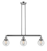 Linear/Island 3 Light Bar by Innovations ( 405 | 213-PN-G204-6-LED Franklin Restoration ) 