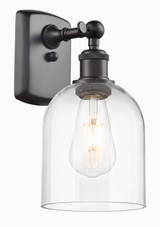 Sconces Single Glass by Innovations ( 405 | 516-1W-OB-G558-6CL Ballston ) 