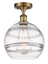 Semi-Flush Mts. Glass Down by Innovations ( 405 | 516-1C-BB-G556-10CL Ballston ) 