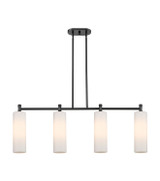 Linear/Island 4 Light + by Innovations ( 405 | 434-4I-BK-G434-12WH Downtown Urban ) 