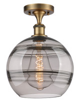 Semi-Flush Mts. Glass Down by Innovations ( 405 | 516-1C-BB-G556-10SM Ballston ) 