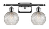 Bathroom Fixtures Two Lights by Innovations ( 405 | 516-2W-PC-G122C-6CL Ballston ) 