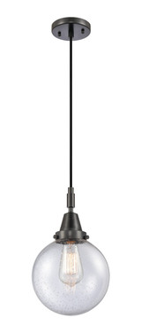 Mini Pendants Glass Down by Innovations ( 405 | 447-1P-BK-G204-8 Caden ) 