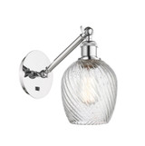 Sconces Single Glass by Innovations ( 405 | 317-1W-PC-G292 Ballston ) 