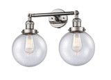 Bathroom Fixtures Two Lights by Innovations ( 405 | 208-PN-G204-8-LED Franklin Restoration ) 