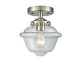 Semi-Flush Mts. Glass Down by Innovations ( 405 | 284-1C-SN-G532-LED Nouveau ) 