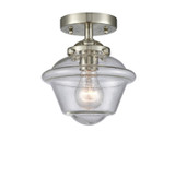 Semi-Flush Mts. Glass Down by Innovations ( 405 | 284-1C-SN-G534-LED Nouveau ) 