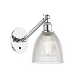 Sconces Single Glass by Innovations ( 405 | 317-1W-PC-G382 Ballston ) 