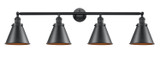 Bathroom Fixtures Four Lights by Innovations ( 405 | 215-OB-M13-OB Franklin Restoration ) 