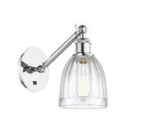 Sconces Single Glass by Innovations ( 405 | 317-1W-PC-G442-LED Ballston ) 