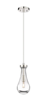 Mini Pendants Glass Down by Innovations ( 405 | 451-1P-PN-G451-5CL Downtown Urban ) 