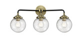 Bathroom Fixtures Three Lights by Innovations ( 405 | 284-3W-BAB-G204-6 Nouveau ) 