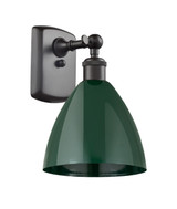 Sconces Single Glass by Innovations ( 405 | 516-1W-OB-MBD-75-GR-LED Ballston ) 