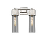 Bathroom Fixtures Two Lights by Innovations ( 405 | 428-2W-PN-G428-12SM Downtown Urban ) 